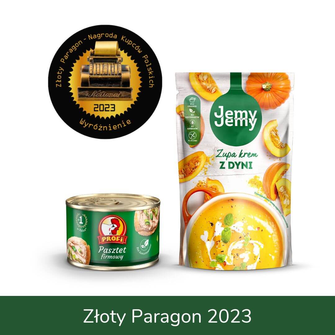 In the 13th edition of the “Złoty Paragon 2023 – Nagroda Kupców Polskich” (Golden Receipt 2023 – Polish Merchants) competition.